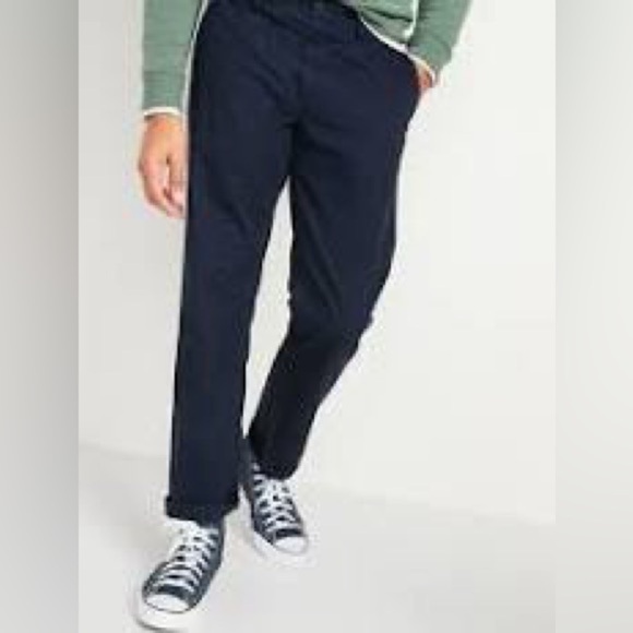 Mens Old Navy loose navy chino pants 33x34 - Picture 1 of 4